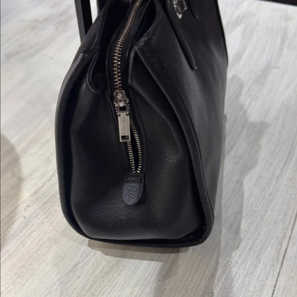 Rae Dunn Black Satchel Bag